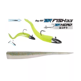   Duo Bayruf BR Fish 8,4cm F103 Electric Olive Esche in Plastica 7pz