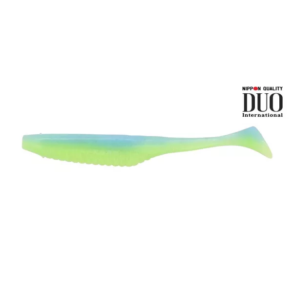 Duo Realis Versa Shad 10cm F089 Blu Cielo Chartreuse Esca in plastica 7 pz