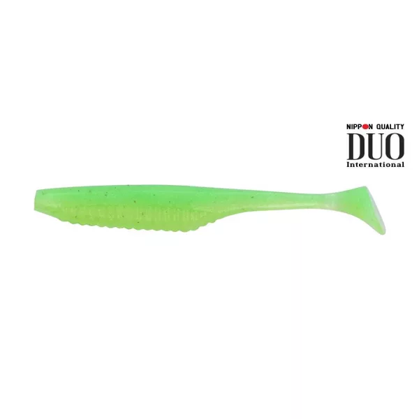 Duo Realis Versa Shad 10cm F090 Psichedelico Chartreuse Esca in plastica 7 pz