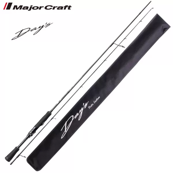 Major Craft Days DYS-632L Fast 1,90m 1,7-7gr Canna da spinning in 2 pezzi