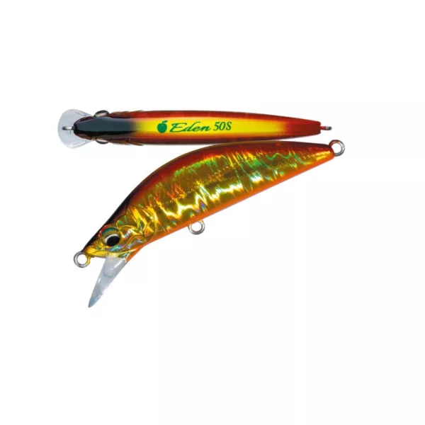 Major Craft Finetail Eden 50S 5cm 4,5gr #015 Laser Red Gold Wobbler Affondante