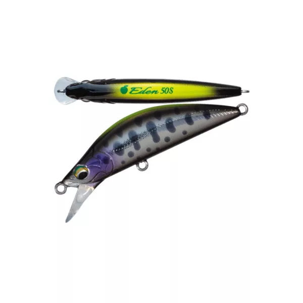Major Craft Finetail Eden 50S 5cm 4,5gr #016 CM Monochrome Yamame Wobbler Affondante
