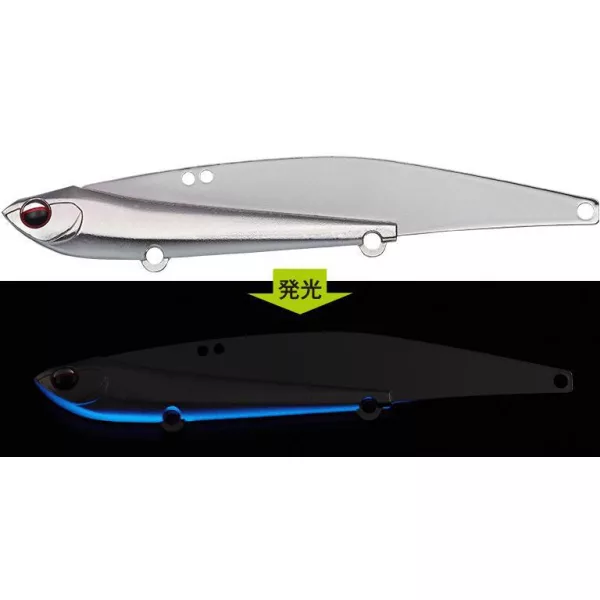 Evergreen Iron Marvie 109 10,9cm 37gr #831 Sabre Silver Black White Berry Blade Esca Artificiale