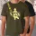Vass-Tex Printed Fishing Khaki Póló 3XL