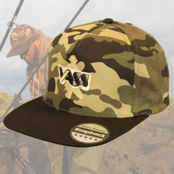 Vass-Tex Camo-Fekete Snapback Baseball Sapka