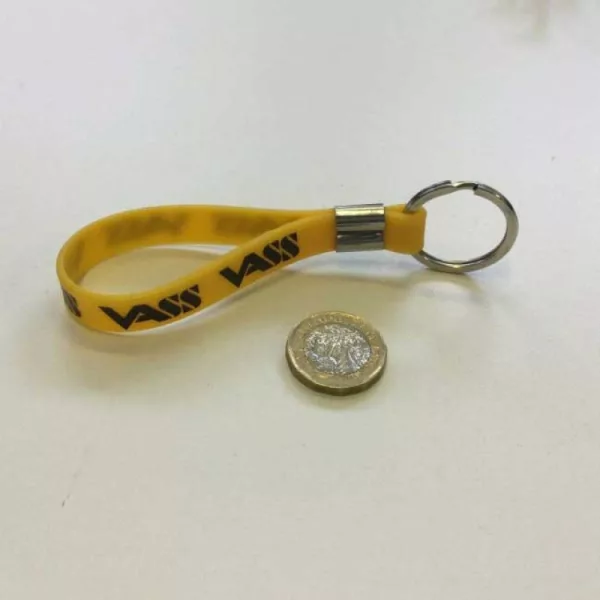 Vass Keyring Loop Sárga Kulcstartó