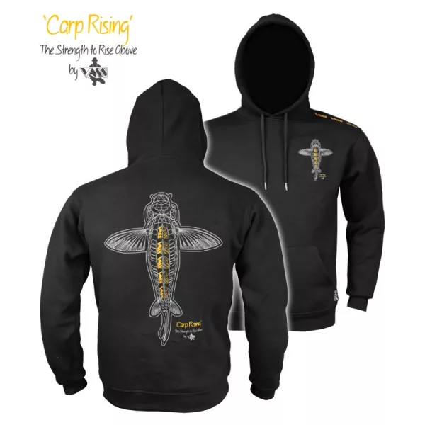 Vass-Tex Carp Rising Fekete Pulóver S