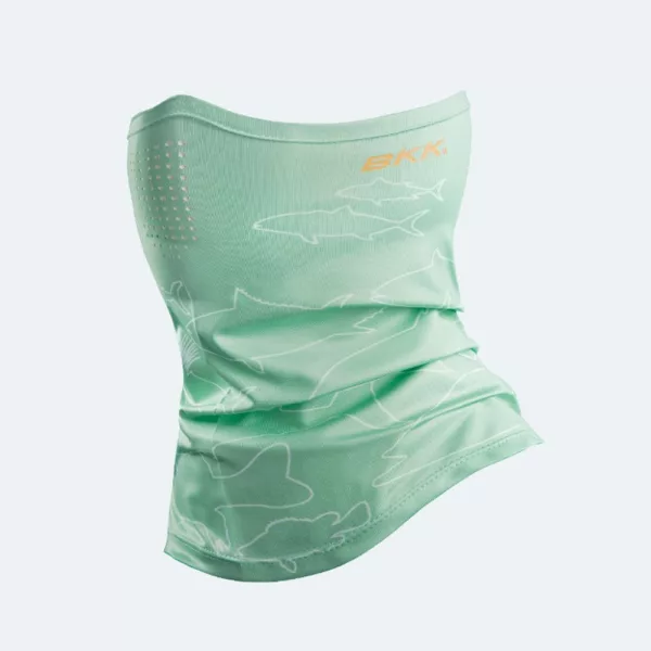 BKK O3 Shield Light Green Free Size 1 Sciarpa tubolare