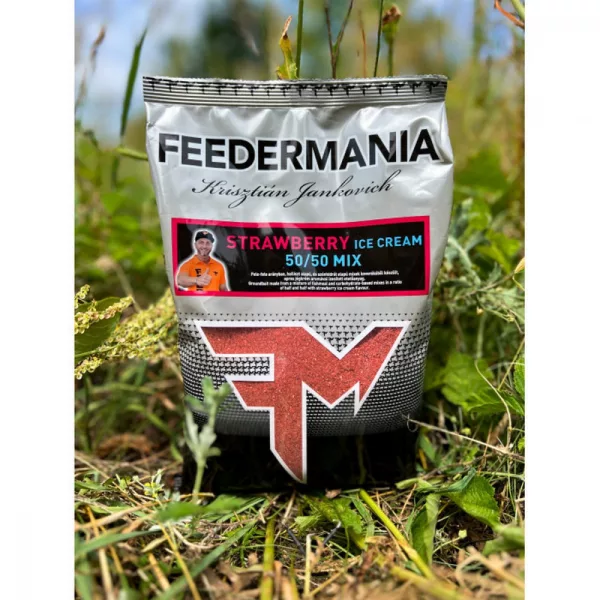 Feedermánia Groundbait 50/50 Mix Fragola Gelato Pastura 800gr
