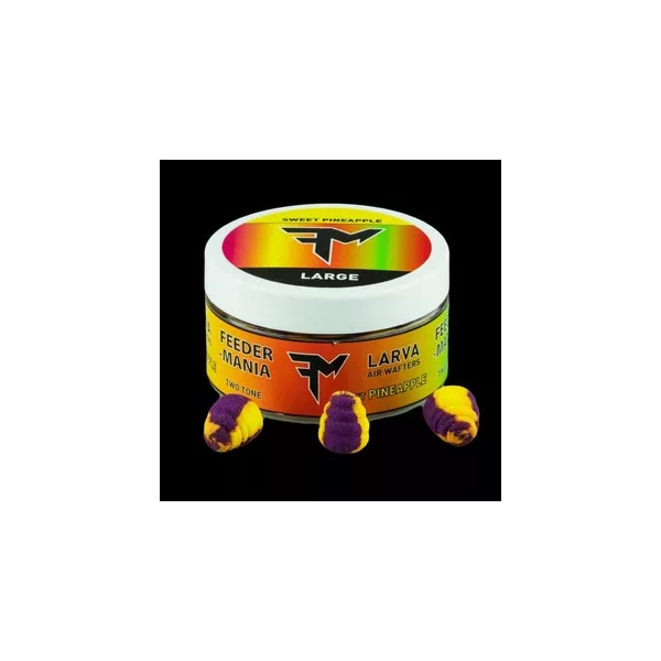 Feedermánia LARVA AIR WAFTERS TWO TONE L SWEET PINEAPPLE LIMONE-VIOLA Wafters