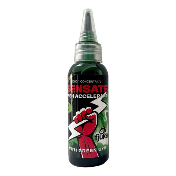 Fjuka Sensate Fish Accelerant Bait Dye Green Aroma Liquido 50ml