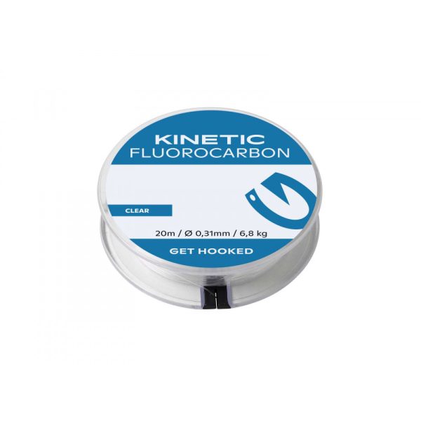 KINETIC Fluorocarbon 20m 0,31mm/6,8kg Trasparente Fluorocarbon filo da pesca