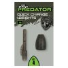 Fox Rage Predator Camo Quick Change Weights Peso Galleggiante a Sgancio Rapido 35gr 3pz