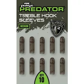Fox Rage Predator Triplo Gancio in Gomma Medio 10pz