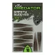Fox Rage Predator Camo Safety Sleeves Grandi in Gomma 10pz
