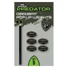 Fox Rage Predator Camo Deadbait Pop-up Weights Peso Terminale 3gr 5 pezzi