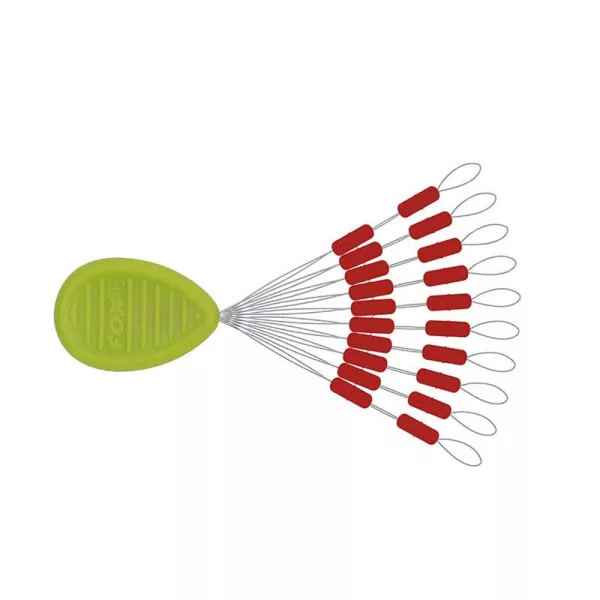 Fox Rage Predator Float Stops Stopper Rosso 20pz