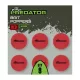 Fox Rage Predator Bait Poppers Medium Rosso Sollevatore Esca 8db