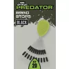 Fox Rage Predator Braid Stops Black Ferma Treccia 20pz