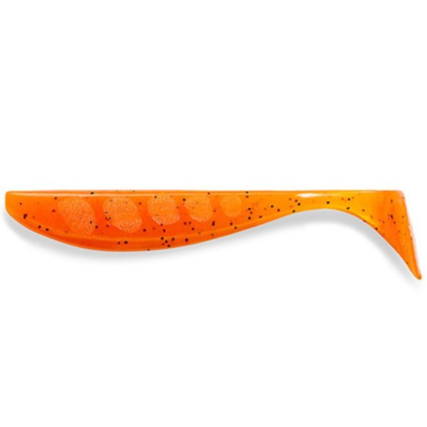FISHUP Wizzle Shad 5,08cm (10pcs.), #049 - Orange Pumpkin/Black Esca artificiale in plastica