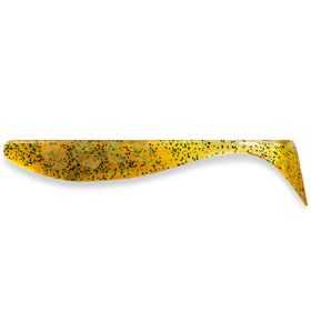   FISHUP Wizzle Shad 7,62cm (8pz.), #036 - Caramel/Green & Black Esca artificiale in plastica