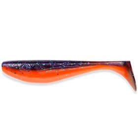   FISHUP Wizzle Shad 7,62cm (8pcs.), #207 - Dark Violet/Orange Esca artificiale in plastica