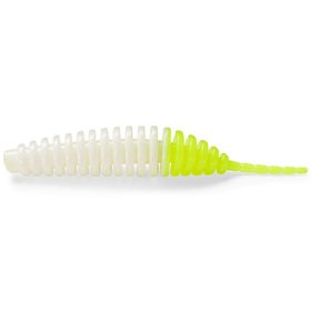   FISHUP Tanta 3,81cm (10pz.), #131 - Bianco/Chartreuse Caldo Esca artificiale in plastica