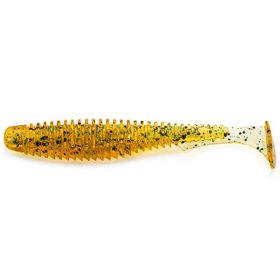   FISHUP U-Shad 5,08cm (10pz.), #036 - Caramel/Green & Black Esca artificiale in plastica