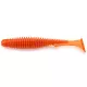 FISHUP U-Shad 6,35cm (9pz.), #049 - Zucca Arancione/Nero Esche artificiali in plastica