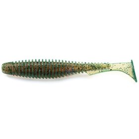   FISHUP U-Shad 7,62cm (9pz.), #017 - Motor Oil Pepper Esche artificiali in plastica