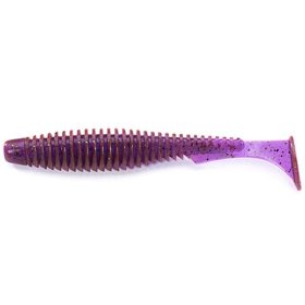   FISHUP U-Shad 10,16cm (8pz.), #016 - Lox/Verde & Nero Esche artificiali in plastica