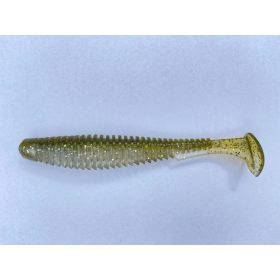   FISHUP U-Shad 10,16cm (8pz.), #202 - Green Pumpkin/Pearl Esca artificiale in plastica