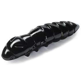   FISHUP Pupa 2,28cm (12pcs.), #101 - Esche artificiali in plastica Black
