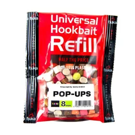   Fjuka Pop-Ups Mixed Colours 11mm Pop Up Ricarica in Confezione 50gr