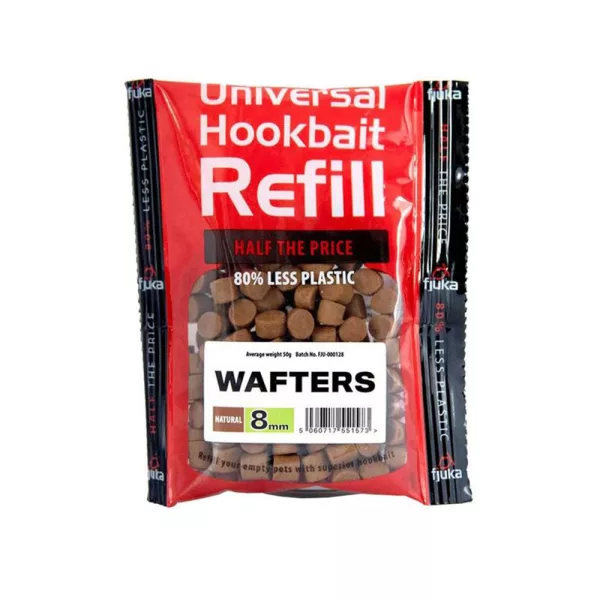 Fjuka Wafters Natural 8mm Wafters Ricarica in Confezione da 50gr