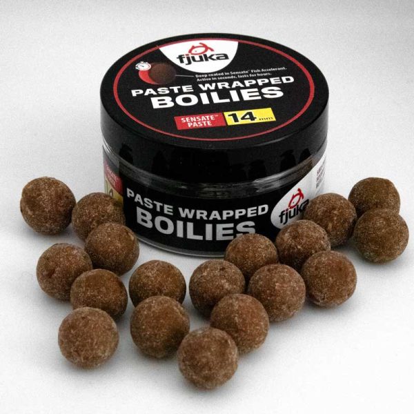 Fjuka Paste Wrapped Boilies Esca Affondante, Solubile 14mm