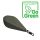 Carp Expert Piombo da Carpfishing Go Green Colorato a Torpedo con Girella per Lanci Lunghi 80gr