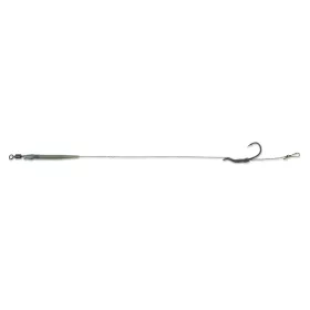   Anaconda Piercer Line Aligner Rig Power Carp C4 2 Füles, Szakállas Fonott 20cm Előkötött Horog 2db
