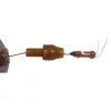 MS Range Method Connector Limpid Brown Ütközőkapocs 6db