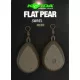 Korda Flat Pear Swivel Blister Piombo per boilies 112gr 2pz