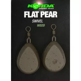 Korda Flat Pear Swivel Blister Piombo per boilies 142gr 2pz