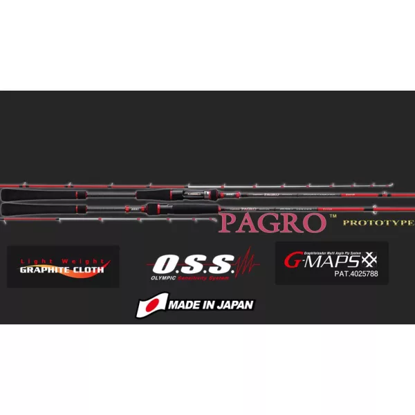 Graphiteleader Nouvo Pagro Cast GNPC-6102L-S R Fast 2,05m 100gr Canna da Spinning 2 Pezzi