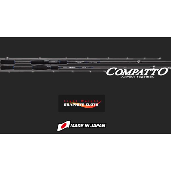 Graphiteleader Compatto GCMC-705M Cast Regular 2,14m 30gr Canna da Spinning a 5 Pezzi