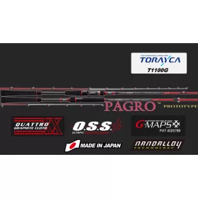   Graphiteleader Pagro Prototype GPPS-702ML R-Fast 2,08m 100gr Canna da Spinning in 2 Pezzi