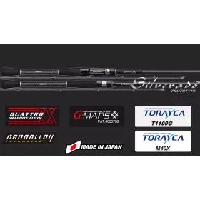   Graphiteleader Silverado Prototype 20GSILPC-762ML Cast Fast 2,29m 3-18gr Canna da Spinning in 2 pezzi