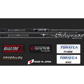  Graphiteleader Silverado Prototype 20GSILPC-792M Cast Fast 2,36m 5-20gr 2 Pezzi Canna da Spinning