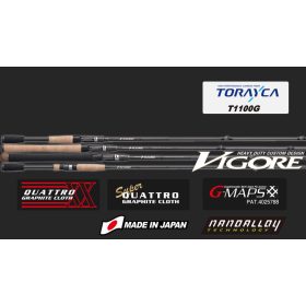   Graphiteleader Vigore 20GVIGS-742M R-Fast 2,24m 3/16-3/4oz 2 Canne da Spinning in Due Pezzi
