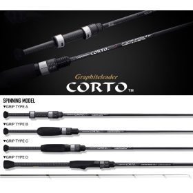  Graphiteleader Corto 22GCORS-802ML-HS 2,44m Fast 20gr Canna da spinning in 2 pezzi