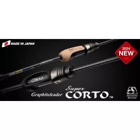   Graphiteleader Super Corto 24GCORSS-612L-HS+ Extra Fast 1,86m 5gr Canna da Spinning in 2 Pezzi