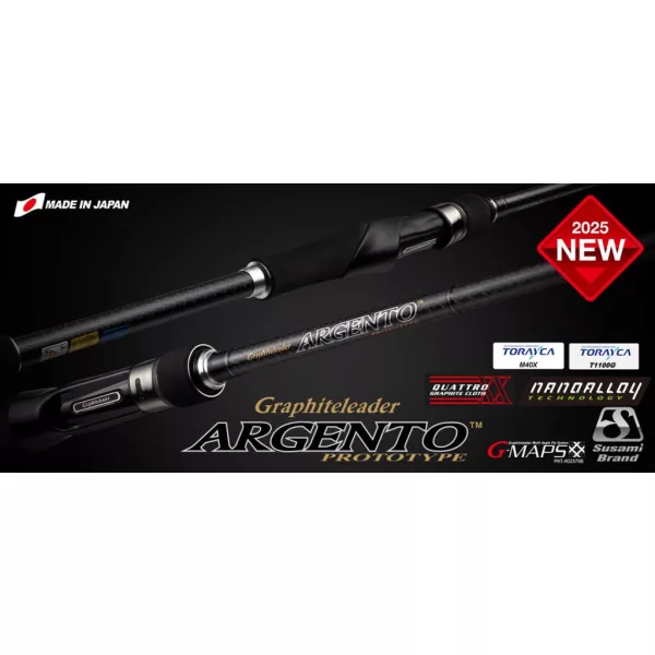 Graphiteleader Argento Prototype 25GARGPS-702ML/M 2,13m R-Fast Max 40gr 2 Részes Pergető Bot